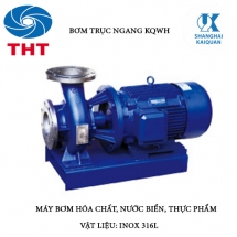 Bơm trục ngang inox 316L Kaiquan KQWH40-125A 0.75KW