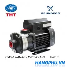 Bơm trục ngang đa tầng cánh chịu được nước nóng Grundfos CM 3-6 0.67kw