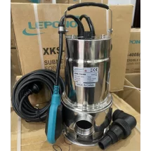 Máy bơm chìm INOX LEPONO XKS-750SW chân cao 1HP 220V